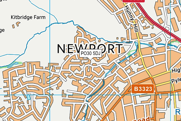 PO30 5DJ map - OS VectorMap District (Ordnance Survey) PO30 5DJ map - OS VectorMap District (Ordnance Survey)