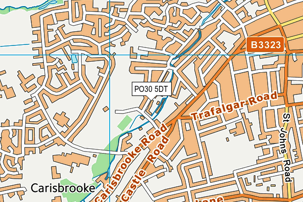 PO30 5DT map - OS VectorMap District (Ordnance Survey) PO30 5DT map - OS VectorMap District (Ordnance Survey)