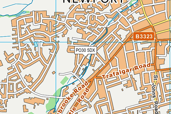 PO30 5DX map - OS VectorMap District (Ordnance Survey) PO30 5DX map - OS VectorMap District (Ordnance Survey)