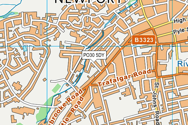 PO30 5DY map - OS VectorMap District (Ordnance Survey) PO30 5DY map - OS VectorMap District (Ordnance Survey)