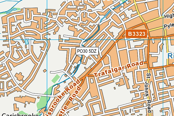 PO30 5DZ map - OS VectorMap District (Ordnance Survey) PO30 5DZ map - OS VectorMap District (Ordnance Survey)