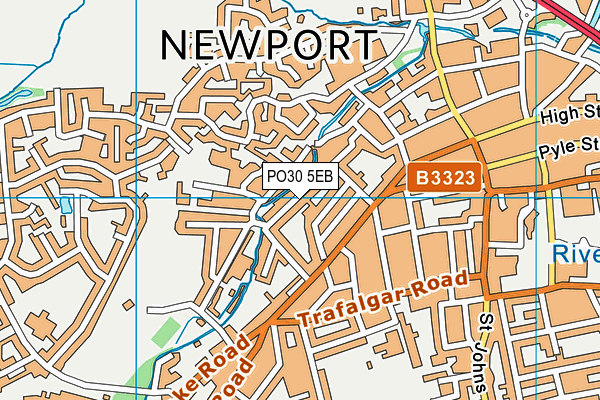 PO30 5EB map - OS VectorMap District (Ordnance Survey) PO30 5EB map - OS VectorMap District (Ordnance Survey)