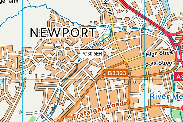 PO30 5EH map - OS VectorMap District (Ordnance Survey) PO30 5EH map - OS VectorMap District (Ordnance Survey)
