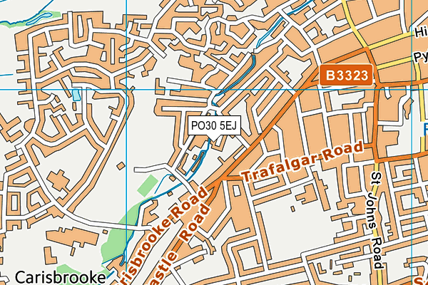 PO30 5EJ map - OS VectorMap District (Ordnance Survey) PO30 5EJ map - OS VectorMap District (Ordnance Survey)