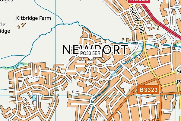 PO30 5ER map - OS VectorMap District (Ordnance Survey) PO30 5ER map - OS VectorMap District (Ordnance Survey)