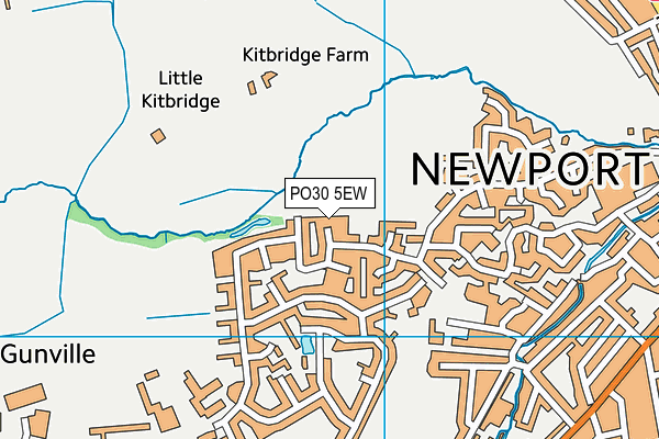 PO30 5EW map - OS VectorMap District (Ordnance Survey) PO30 5EW map - OS VectorMap District (Ordnance Survey)