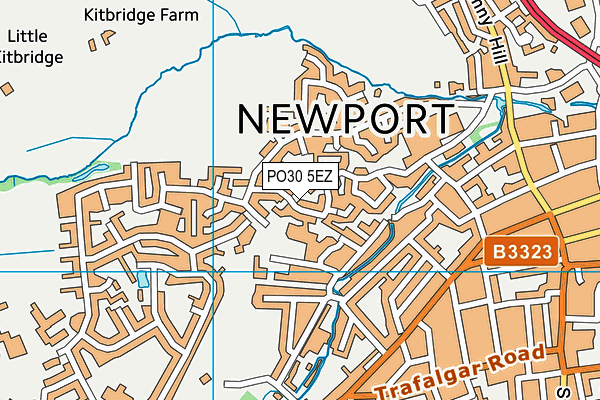 PO30 5EZ map - OS VectorMap District (Ordnance Survey) PO30 5EZ map - OS VectorMap District (Ordnance Survey)