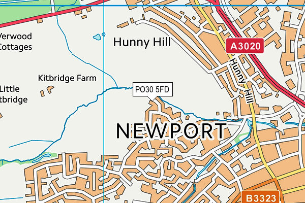PO30 5FD map - OS VectorMap District (Ordnance Survey) PO30 5FD map - OS VectorMap District (Ordnance Survey)