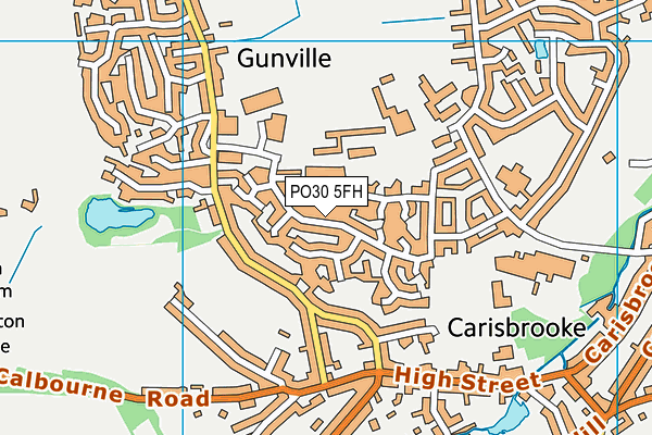 PO30 5FH map - OS VectorMap District (Ordnance Survey) PO30 5FH map - OS VectorMap District (Ordnance Survey)