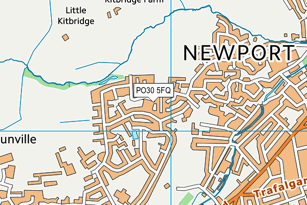 PO30 5FQ map - OS VectorMap District (Ordnance Survey) PO30 5FQ map - OS VectorMap District (Ordnance Survey)