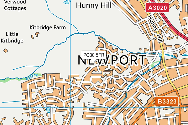 PO30 5FR map - OS VectorMap District (Ordnance Survey) PO30 5FR map - OS VectorMap District (Ordnance Survey)