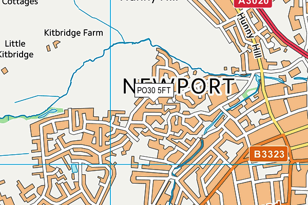 PO30 5FT map - OS VectorMap District (Ordnance Survey) PO30 5FT map - OS VectorMap District (Ordnance Survey)