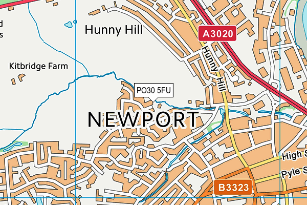 PO30 5FU map - OS VectorMap District (Ordnance Survey) PO30 5FU map - OS VectorMap District (Ordnance Survey)