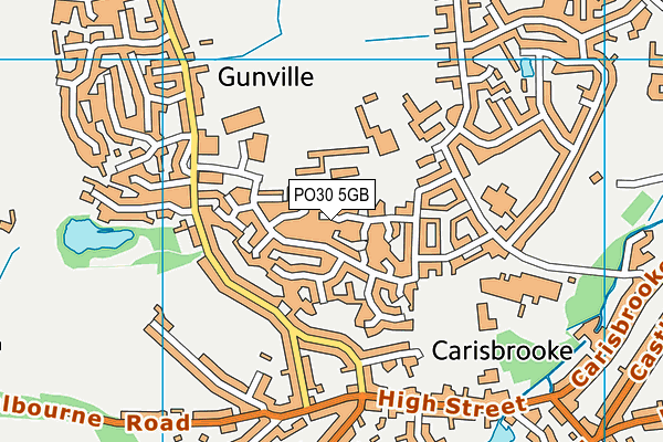 PO30 5GB map - OS VectorMap District (Ordnance Survey) PO30 5GB map - OS VectorMap District (Ordnance Survey)