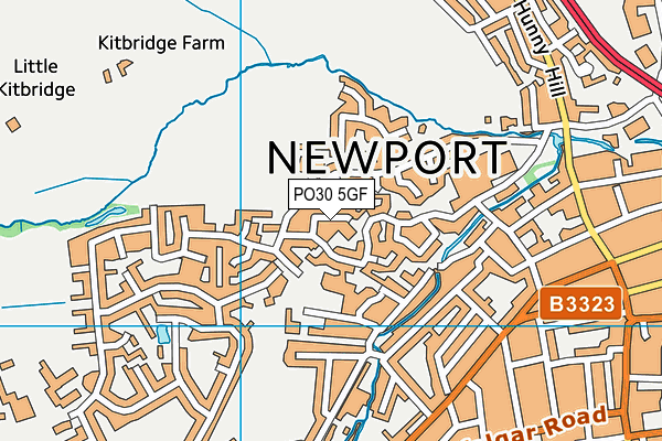 PO30 5GF map - OS VectorMap District (Ordnance Survey) PO30 5GF map - OS VectorMap District (Ordnance Survey)
