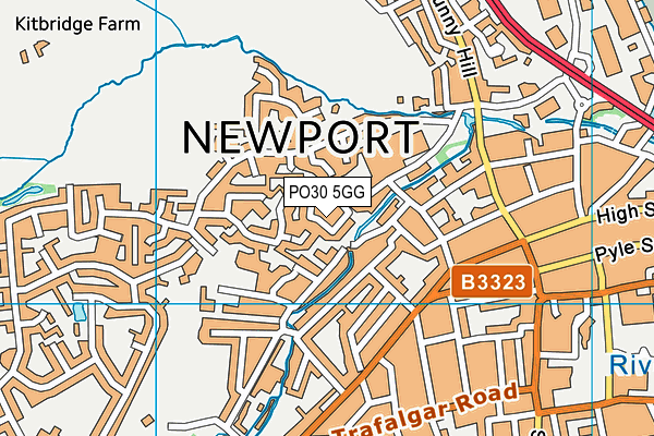 PO30 5GG map - OS VectorMap District (Ordnance Survey)