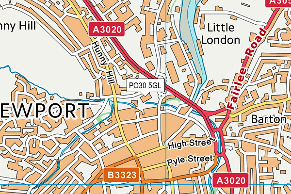 PO30 5GL map - OS VectorMap District (Ordnance Survey) PO30 5GL map - OS VectorMap District (Ordnance Survey)