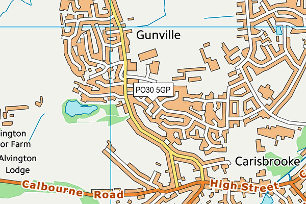 PO30 5GP map - OS VectorMap District (Ordnance Survey) PO30 5GP map - OS VectorMap District (Ordnance Survey)