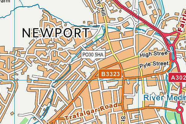 PO30 5HA map - OS VectorMap District (Ordnance Survey) PO30 5HA map - OS VectorMap District (Ordnance Survey)