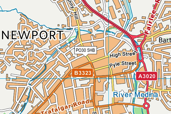 PO30 5HB map - OS VectorMap District (Ordnance Survey) PO30 5HB map - OS VectorMap District (Ordnance Survey)