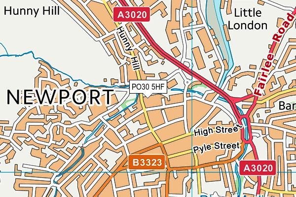 PO30 5HF map - OS VectorMap District (Ordnance Survey) PO30 5HF map - OS VectorMap District (Ordnance Survey)