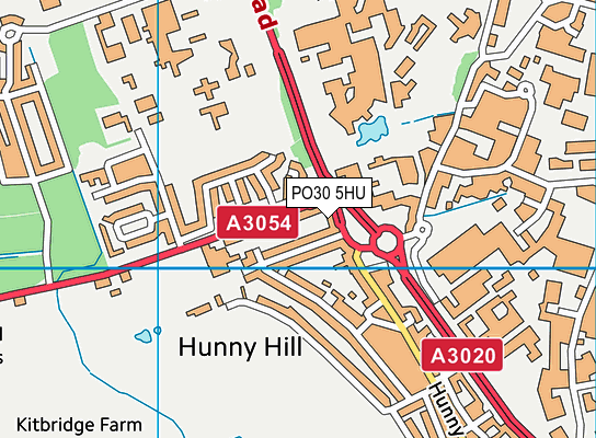 PO30 5HU map - OS VectorMap District (Ordnance Survey) PO30 5HU map - OS VectorMap District (Ordnance Survey)