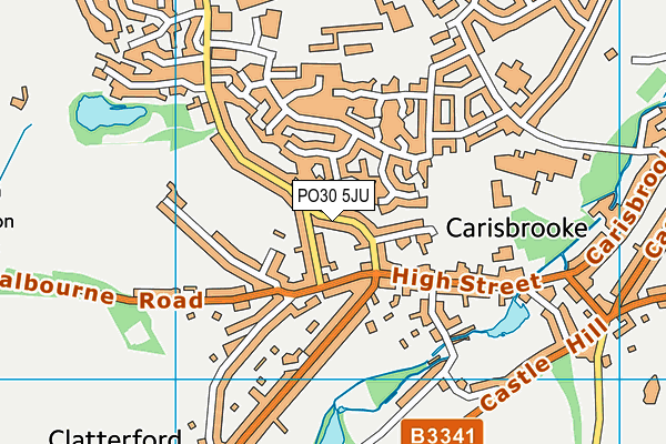 PO30 5JU map - OS VectorMap District (Ordnance Survey) PO30 5JU map - OS VectorMap District (Ordnance Survey)