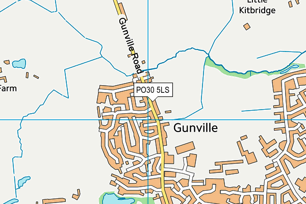 PO30 5LS map - OS VectorMap District (Ordnance Survey) PO30 5LS map - OS VectorMap District (Ordnance Survey)