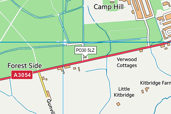 PO30 5LZ map - OS VectorMap District (Ordnance Survey) PO30 5LZ map - OS VectorMap District (Ordnance Survey)