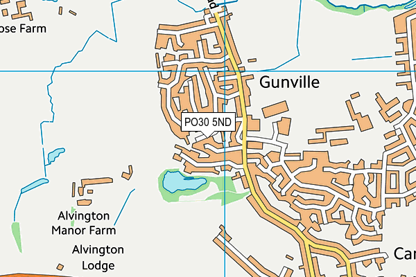 PO30 5ND map - OS VectorMap District (Ordnance Survey) PO30 5ND map - OS VectorMap District (Ordnance Survey)