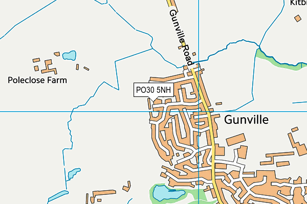 PO30 5NH map - OS VectorMap District (Ordnance Survey)