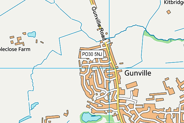 PO30 5NJ map - OS VectorMap District (Ordnance Survey) PO30 5NJ map - OS VectorMap District (Ordnance Survey)