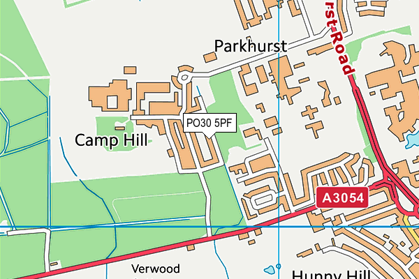 PO30 5PF map - OS VectorMap District (Ordnance Survey) PO30 5PF map - OS VectorMap District (Ordnance Survey)