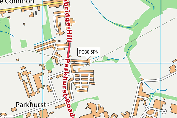 PO30 5PN map - OS VectorMap District (Ordnance Survey) PO30 5PN map - OS VectorMap District (Ordnance Survey)