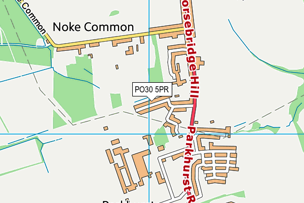 PO30 5PR map - OS VectorMap District (Ordnance Survey) PO30 5PR map - OS VectorMap District (Ordnance Survey)