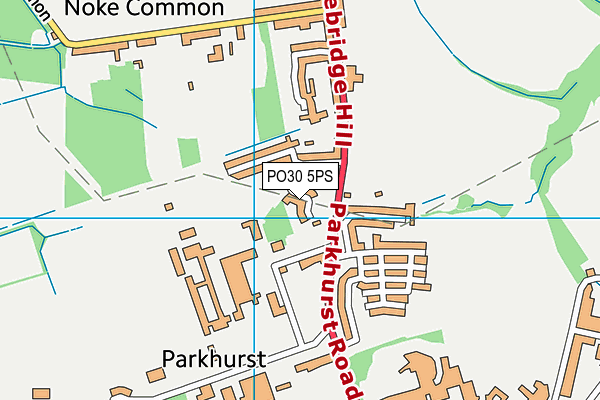 PO30 5PS map - OS VectorMap District (Ordnance Survey)