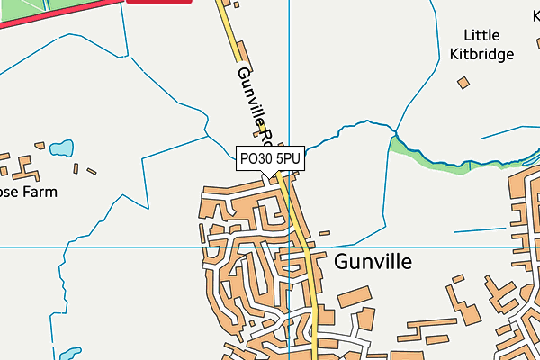 PO30 5PU map - OS VectorMap District (Ordnance Survey) PO30 5PU map - OS VectorMap District (Ordnance Survey)