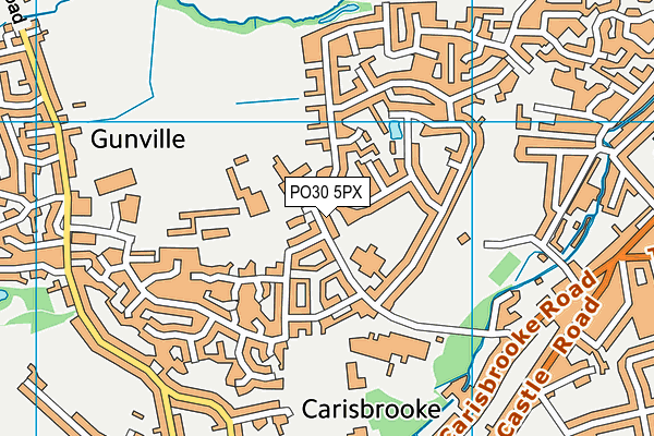 PO30 5PX map - OS VectorMap District (Ordnance Survey) PO30 5PX map - OS VectorMap District (Ordnance Survey)