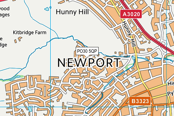 PO30 5QP map - OS VectorMap District (Ordnance Survey) PO30 5QP map - OS VectorMap District (Ordnance Survey)