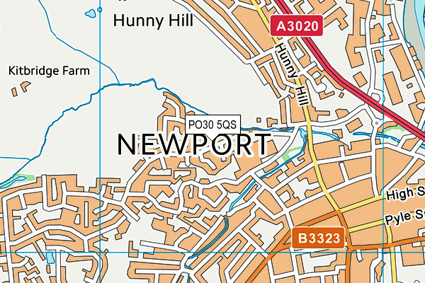 PO30 5QS map - OS VectorMap District (Ordnance Survey) PO30 5QS map - OS VectorMap District (Ordnance Survey)
