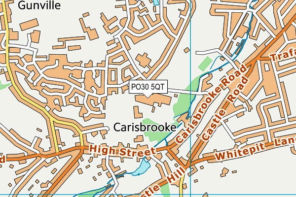 PO30 5QT map - OS VectorMap District (Ordnance Survey) PO30 5QT map - OS VectorMap District (Ordnance Survey)