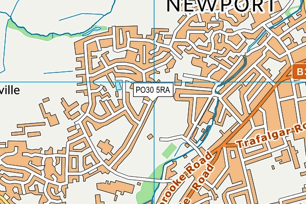 PO30 5RA map - OS VectorMap District (Ordnance Survey) PO30 5RA map - OS VectorMap District (Ordnance Survey)