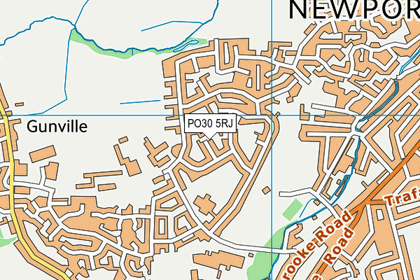 PO30 5RJ map - OS VectorMap District (Ordnance Survey) PO30 5RJ map - OS VectorMap District (Ordnance Survey)