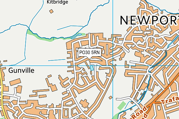 PO30 5RN map - OS VectorMap District (Ordnance Survey) PO30 5RN map - OS VectorMap District (Ordnance Survey)