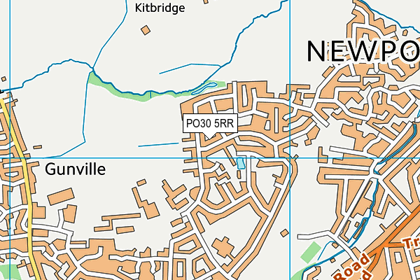 PO30 5RR map - OS VectorMap District (Ordnance Survey) PO30 5RR map - OS VectorMap District (Ordnance Survey)