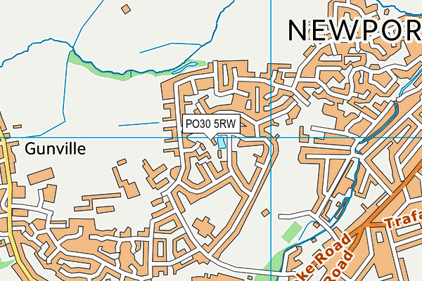PO30 5RW map - OS VectorMap District (Ordnance Survey) PO30 5RW map - OS VectorMap District (Ordnance Survey)