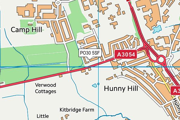 PO30 5SF map - OS VectorMap District (Ordnance Survey) PO30 5SF map - OS VectorMap District (Ordnance Survey)