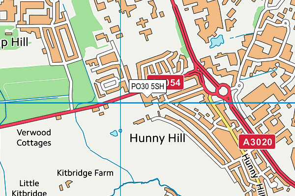 PO30 5SH map - OS VectorMap District (Ordnance Survey) PO30 5SH map - OS VectorMap District (Ordnance Survey)