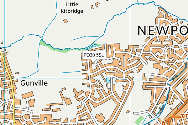 PO30 5SL map - OS VectorMap District (Ordnance Survey) PO30 5SL map - OS VectorMap District (Ordnance Survey)