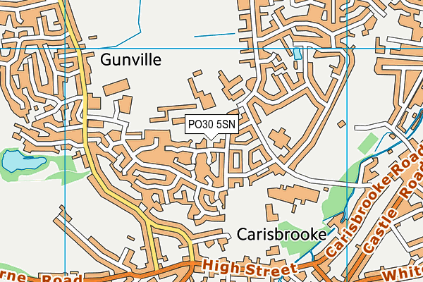 PO30 5SN map - OS VectorMap District (Ordnance Survey) PO30 5SN map - OS VectorMap District (Ordnance Survey)